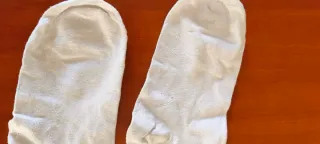 Medias Adidas color blanco y negro