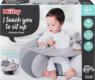 Nuby Little Penguin Sit-Me-Up - Cojín hinchable pa