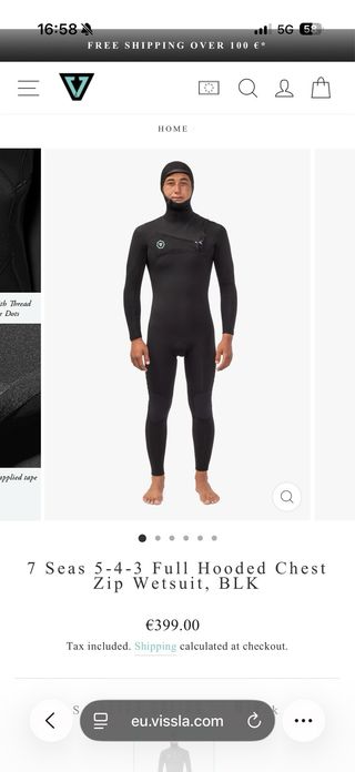 Traje neopreno Vissla 5/4 con capucha