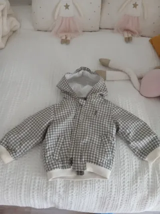 Chaqueta cuadros bebé