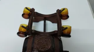 JUEGO DE LICORERA Y VASOS Quijote