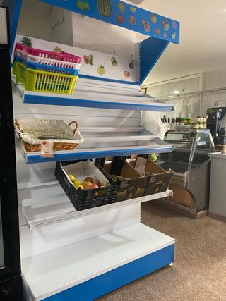 Estantería para cajas de fruta