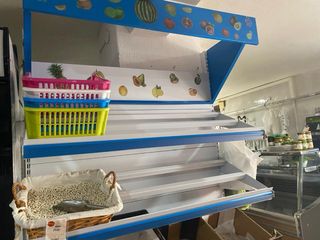 Estantería para cajas de fruta