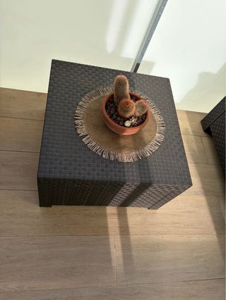 Conjunto Sofá Exterior + Sillón + mesa