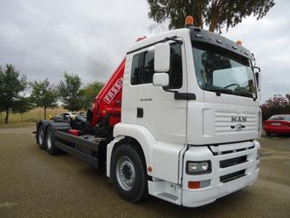MAN TGA 26 360-CAMIONES GANCHO+GRUA