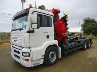 MAN TGA 26 360-CAMIONES GANCHO+GRUA