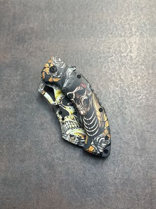 Navaja Albainox 9cm de Hoja Calavera