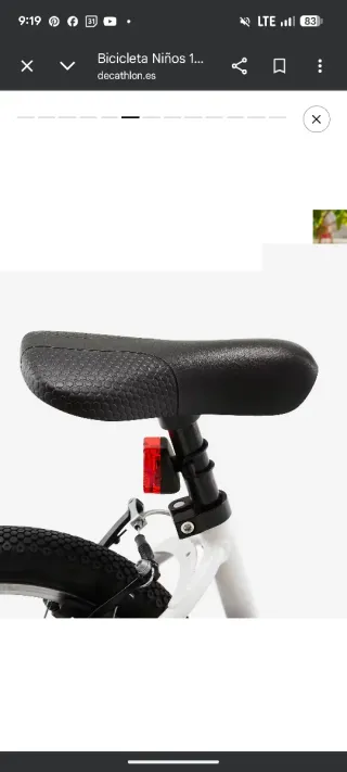 Bicicleta Infantil Btwin 14 3-5 años