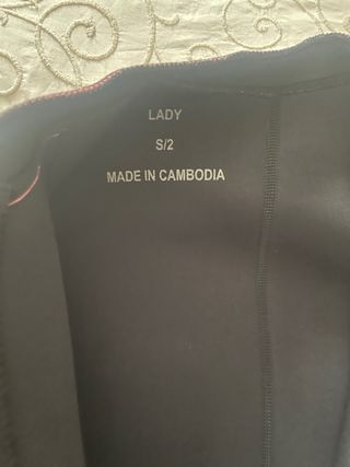 Neopreno Buceo 2mm Cressi talla S/M