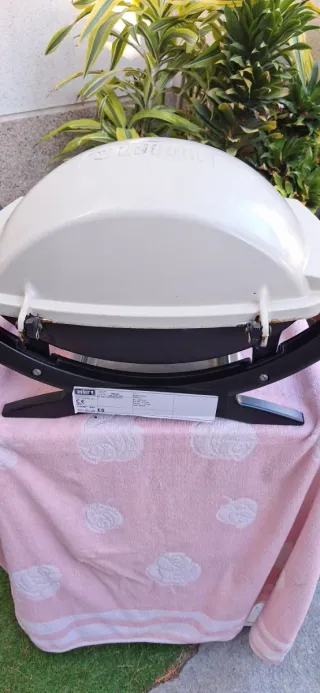 Barbacoa weber de gas portatil