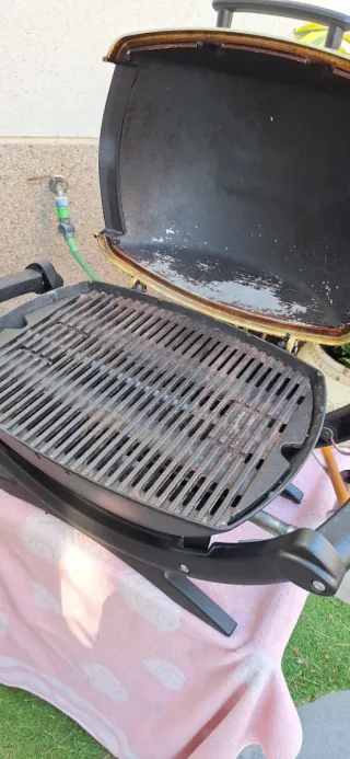 Barbacoa weber de gas portatil