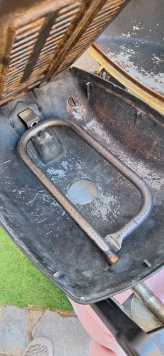 Barbacoa weber de gas portatil