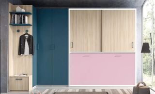 CAMA ABATIBLE CON ARMARIO EXPLORA.