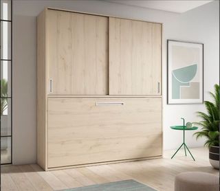 CAMA ABATIBLE CON ARMARIO EXPLORA.