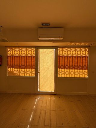 Carpintería aluminio blanco 270cm.