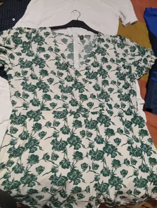 Mono corto floral talla 4XL