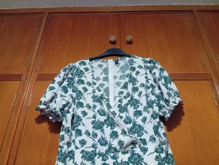Mono corto floral talla 4XL