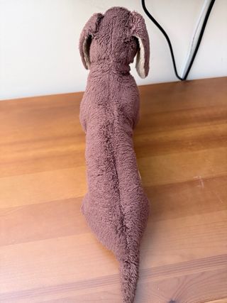 Peluche Perro Salchicha Marrón