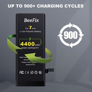 Beefix Batería para iPhone 7: Batería de sustituci