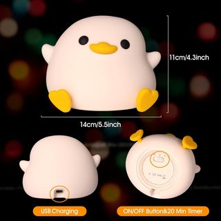 BillyBath Luz Nocturna Bebé - Niños Luz Táctil LED