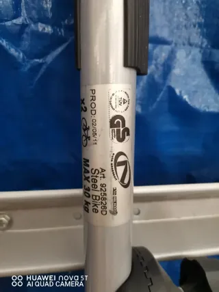 Portabicicletas doble para coche