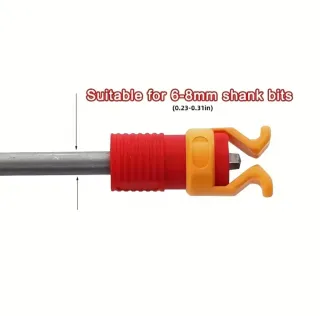 Porta tornillos de plástico.