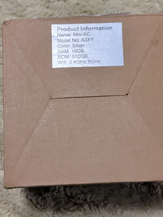 Mini PC MAGCUBIC Intel N150 16GB RAM 512GB