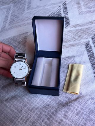 Reloj Mawton Plata y Blanco