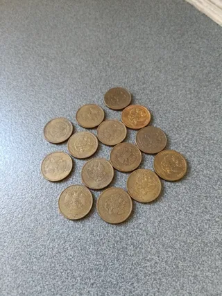 Lote 14 monedas 10 Rublos rusos