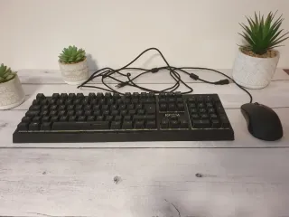 Teclado y Ratón Krom Negro