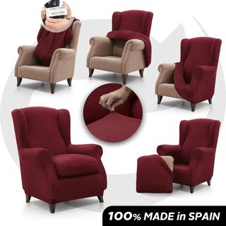 Funda de Sillón Orejero Elástica de 70 a 100cm | M