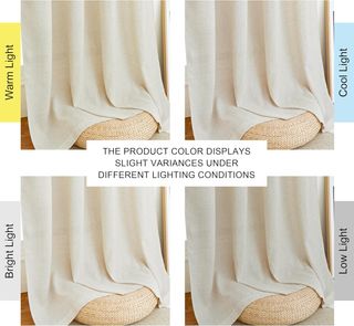 PONY DANCE Cortinas de Lino para Salon Modernas 2