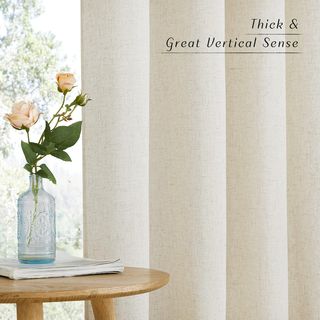 PONY DANCE Cortinas de Lino para Salon Modernas 2