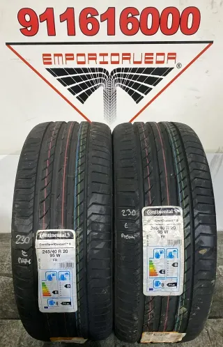 245 40 20 W CONTINENTAL RUEDA PREMIUM YA MONTADA