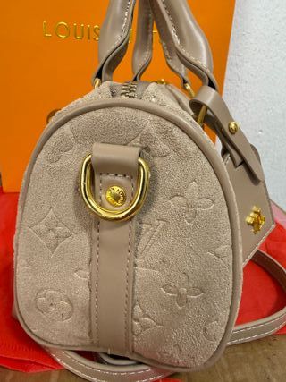 Bolso Louis Vuitton Beige y Dorado
