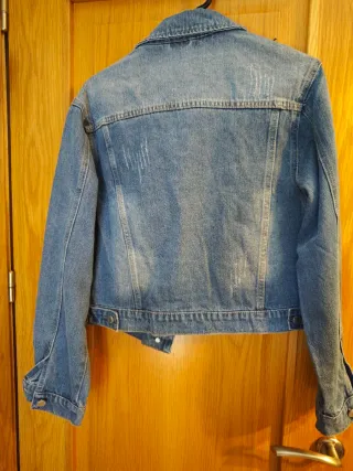 Chaqueta vaquera adornada