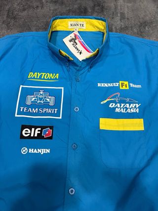Camisa  Renault F1 Team Vintage Racing Formula 1