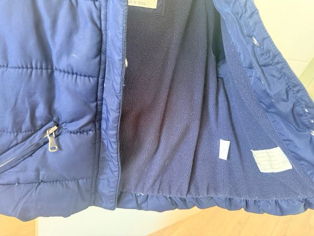 Abrigo azul niña Zara baby