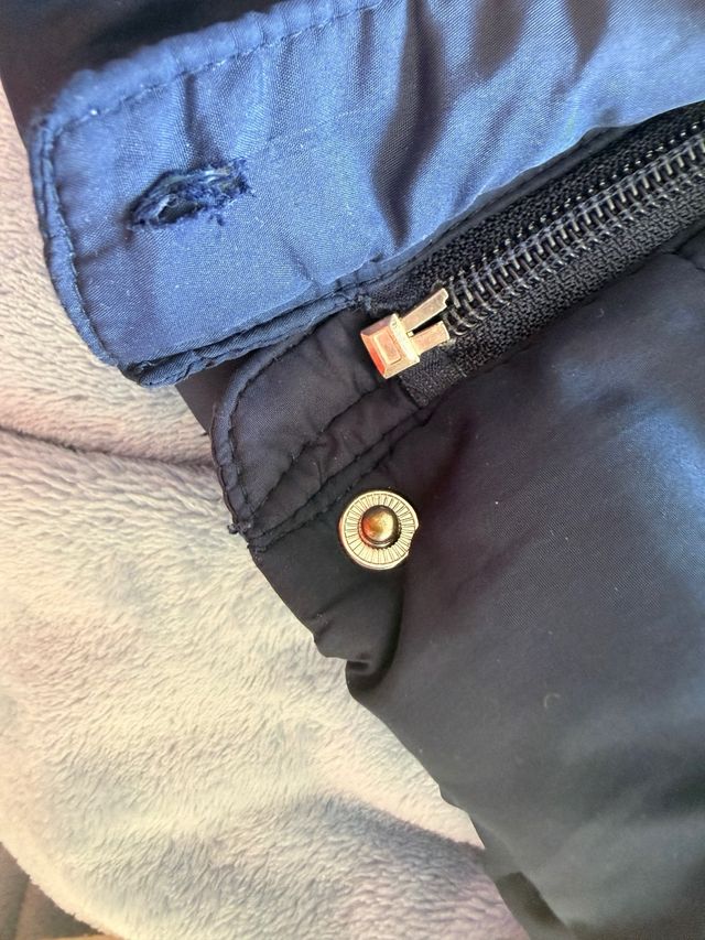 Abrigo azul niña Zara baby