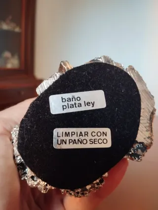 Figura Mujer Baño Plata