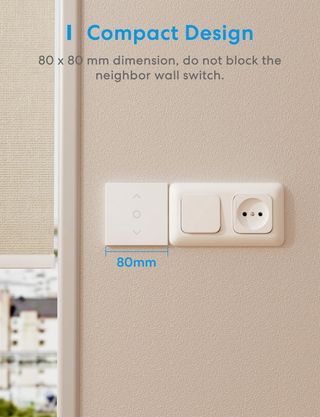 Meross Interruptor Inteligente de Cortina, Interru