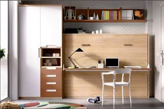 CAMA ABATIBLE MATRIMONIO CON ESCRITORIO RMB.