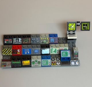 Lego Computer Monitor Radar Schermi Indicatori