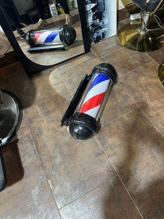 Lavabo y Sillón Peluquería Negro