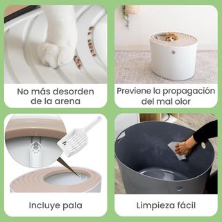 Iris Ohyama Arenero Gato Cubierto con Pala, hasta