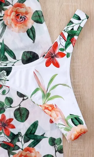 Trikini floreado