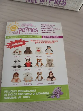 Peluche The Puppies lavanda