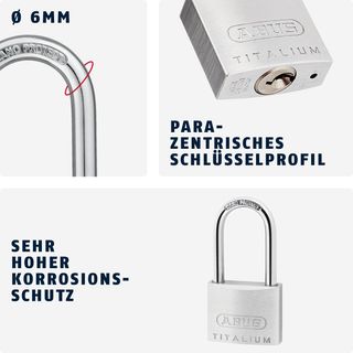 Abus 55021 - Candado (aluminio)