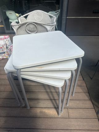 Mesas apilables terraza hostelería