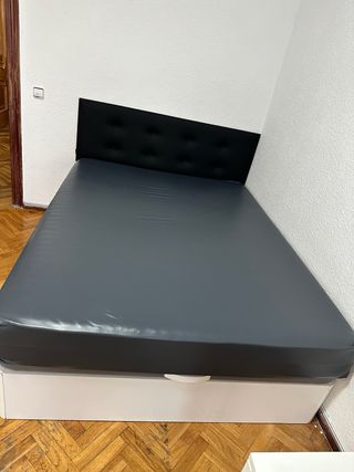 Canape abatible gris y negro